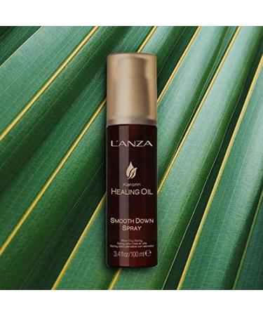 L'ANZA Keratin Healing Oil Smooth Down Spray 3.4 Fl Oz - Hydrating & Smoothing Hair Treatment - Buy Online on GoSupps.com