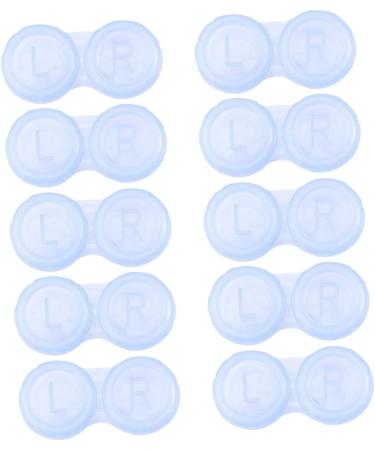 JECOMPRIS 10-Pack Travel Case for Colored Contact Lenses Compact Lens Containers with Mirror & Film | Ideal for International Shipping - Buy Online on GoSupps.com