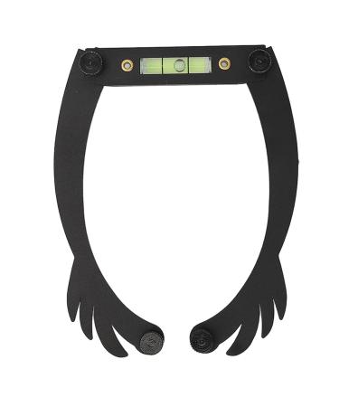 Bow Line Ruler - Foldable Eyebrow Makeup Ruler & Mapping Tool Kit for Microblading | Permanent Makeup Precision (Black - Buy Online on GoSupps.com