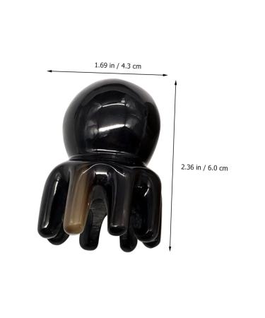 PartyKindom 3 Pcs Octopus Massage Comb Tool - Antistatic Yak Horn Hair Care for All Hair Types - Buy Online on GoSupps.com