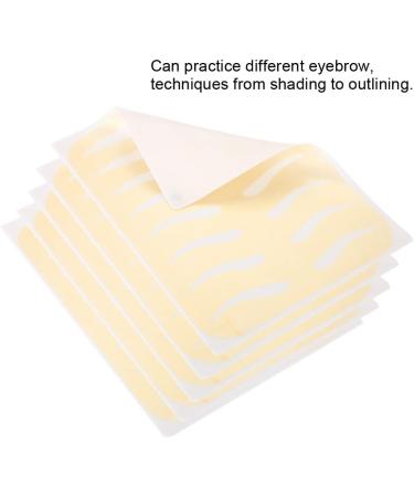 5Pcs Eyebrow Practice Skin Permanent Makeup Training Microblading Practice Skin - Fake Skin For Experienced Artists And Beginners(Gold) - Buy Online on GoSupps.com