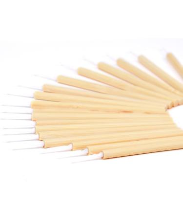 XNHIU Disposable Bamboo Mascara Wands & Cotton Swabs Set - 50 Pack for Precise Eyelash Extensions | Makeup Brushes & Applicators Kit - Buy Online on GoSupps.com