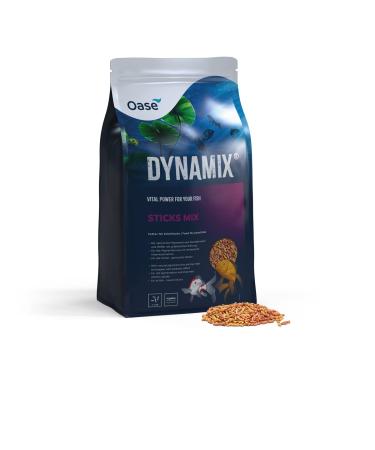 OASE Dynamix Sticks Mix 20 L, Fish Food, Pond Fish Food, ideal for mixed breeding of natural and red coloured fish, regular growth
