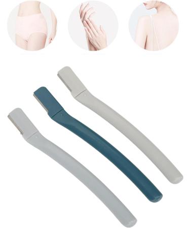 Precision Eyebrow Dermaplaning Tool - 3-Part Stainless Steel Foldable & Extra Precise for Men & Women - Perfect Facial Hair Removal - Buy Online on GoSupps.com