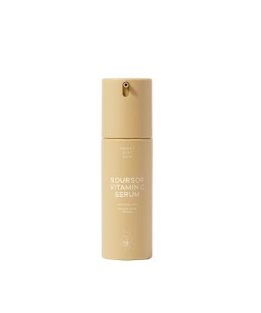 SWEET JULY SKIN Soursop Vitamin C Serum - Soursop Ferulic Acid & Green Tea Daily Face Serum for All Skin Types Hydrating Firming Improves Dullness Clean & Fragrance Free 1 Fl. oz