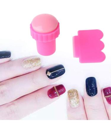 TQUXNGA Nail Art Polish Manicure Stamp Set Stamping Plates Stamper Scraper Kit DIY Tool - Buy Online on GoSupps.com