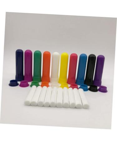 HEALEEP 24-Piece Blank Essential Oil Nasal Inhaler Stick Set for Aromatherapy - Buy Online on GoSupps.com