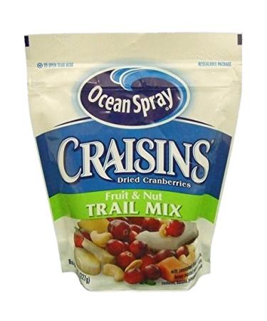 Craisins Fruit and Nut Trail Mix, 8 Ounce (Pack of 12) Fruit and Nut Trail Mix Pack of 12