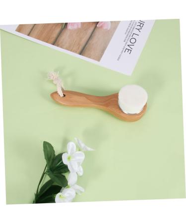 DOITOOL 1pc Pore Scrub Face Cleanser Facial Cleaning Brush Face Cleaning Brush Face Cleaning Beauty Brush Soft Bristle Brush Exfoliating Facial Brush Face Brush Frosted Wooden - Buy Online on GoSupps.com