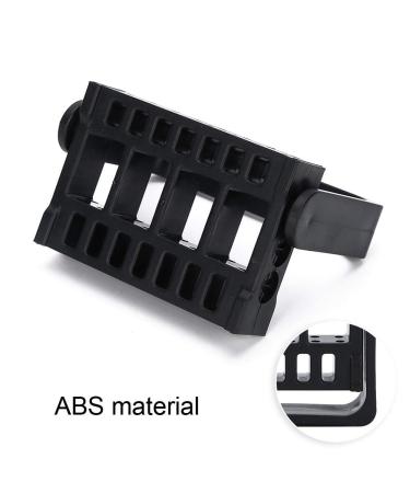 Nail Drill Bit Holder - 2 Pieces with 16 Holes | Nail Drill Bit Display Stand & Storage Box (Black) - Perfect for International Shipping - Buy Online on GoSupps.com