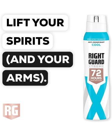 Right Guard Womens Deodorant Xtreme Ultra Cool Anti-Perspirant Spray Multipack 6 x 150 ml - Buy Online on GoSupps.com