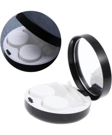PartyKindom 3-Piece Invisible Contact Lens Case Set with Mirror - Colorful Lens Storage Box for Safe Travel - Buy Online on GoSupps.com