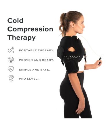 Proventus Cold Compression Shoulder Wrap - Orthopedic Pain Relief & Post Surgery Recovery - Buy Online on GoSupps.com