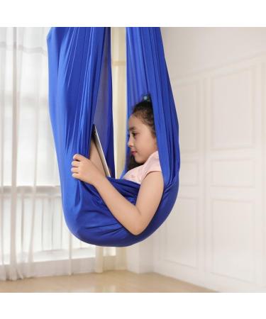 Buy Sensory Vertical Cloth & Full Body Socks for Autism - Yoga Towel & Stretchy Body Sox - Stress Reduction Accessories 280x150cm Blue - Buy Online on GoSupps.com