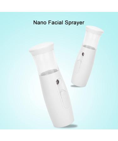 Nano Mist Sprayer White 30ml/10Z Mini Nano Mister for Travel Outdoor Face Cool Mist Steamer for Eyelash Extensions Skin Care Make Up Facial Mister for Normal Oily Dry Mixed Sensitive Skin - Buy Online on GoSupps.com