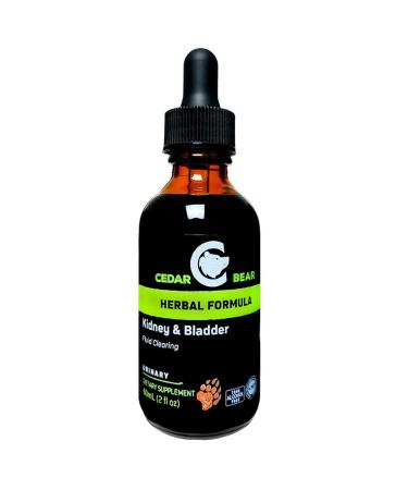 Cedar Bear Kidney & Bladder Blend a Liquid Herbal Supplement That Soothes Tonifies and Supports Proper Fluid Dynamics for The Bladder and Urinary System 2 Fl Oz