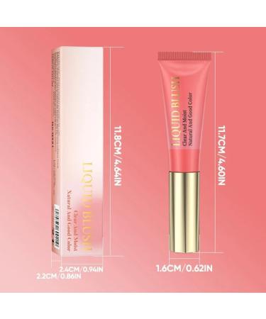 Liquid Blush Face Blush Beauty Wand Tint Blush Makeup Seamless Lip and Cheek Sponge Applicator Weightless Long-lasting Dewy Finish Makeup for a Shimmery or Matte Finish (03) - Buy Online on GoSupps.com