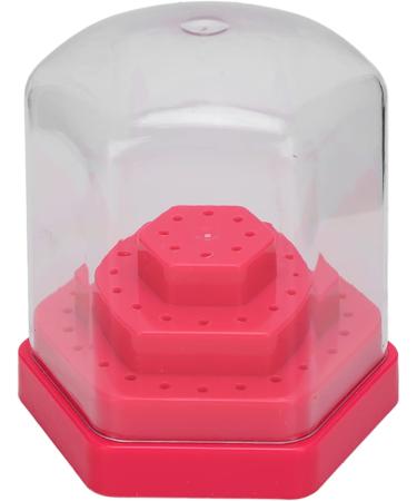 Nail Drill Bits Box Case Nails Necessary Tool Nail Drill Bits Storage Stand Plastic 48 Hole for Home Use for Nail Salon() Pink - Buy Online on GoSupps.com