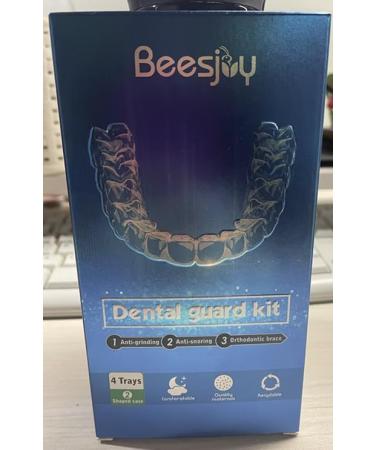 4-Piece Anti-Snore Tooth Rails & Nightly Teeth Protection - Sports Guard & Whitening with Storage Box - International Shipping - Buy Online on GoSupps.com