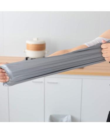 Small Bin Liners 5 Roll 100 Counts Trash Bags Garbage Bags for Kitchen Home Bedroom Office Gray 45x50cm - Buy Online on GoSupps.com