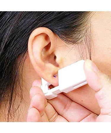 2 Pack Self Ear Piercing Gun Kit | Disposable & Easy to Use | No Pain Ear Piercing Tool with Studs (White Gold) - Buy Online on GoSupps.com