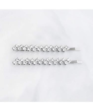Beaupretty 4-Piece Rhinestone Bobby Pins Set - Wedding Hair Accessories for Women - Buy Online on GoSupps.com