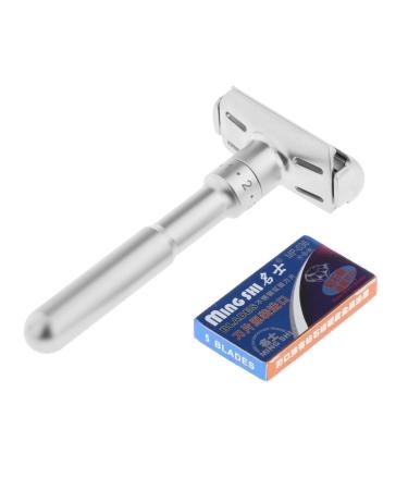 Adjustable Safety Shaving Razor - Double Edge Classic for Mild to Aggressive Shaves | Perfect for All Hair Types - Buy Online on GoSupps.com