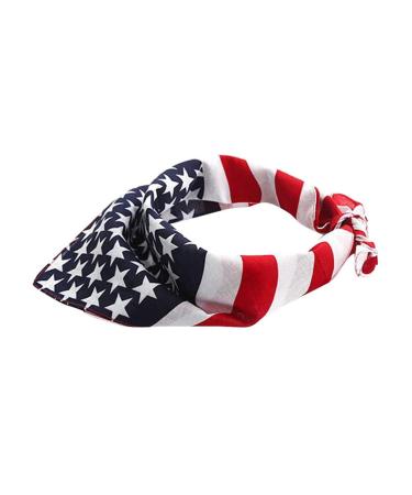Valiclud triangle dog bandana American flag pet bandanas scarf removable multifunction pet bitch necklace accessories collar for dog