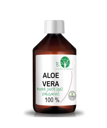 Organic fresh aloe vera liquid concentrate |100% natural and pure |Cold pressed |Skin and hair care |Homemade cosmetics 1000 ml