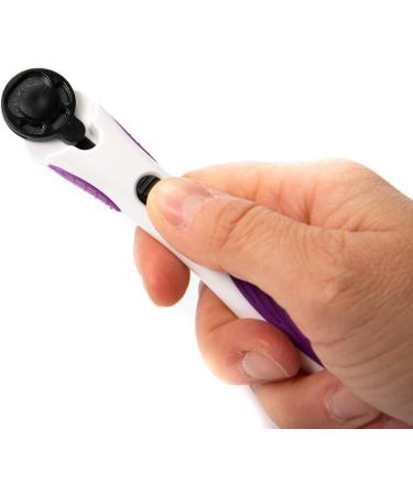 The Quilted Bear Rotary Cutter - Ergonomic Soft Grip Rotary Cutter with Easy Blade Replace System (18mm) - Buy Online on GoSupps.com