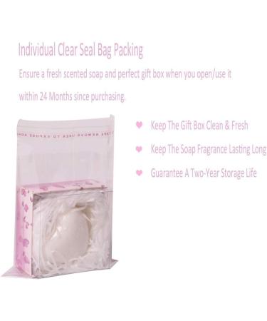 AIXIANG 24 Pack Handmade Scented White Heart Shaped Soap Favors - Ideal for Wedding, Bridal Shower and Birthday Party Guests - Buy Online on GoSupps.com