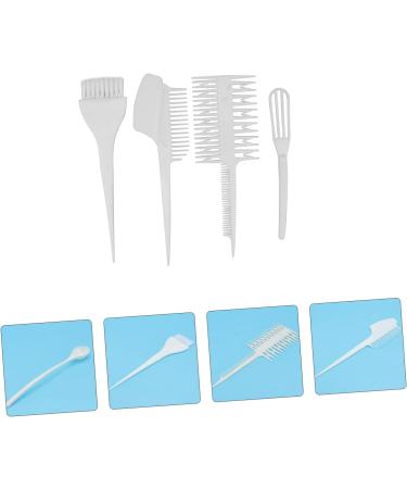 Ipetboom Set Hair Tint Brush Highlight Comb Hair Color Kit Hair Dye Brush Tool Hair Dye Coloring Kit Applicator Tint Hair Coloring Tools Mixing Tint Bowl T Tool Kits Hairdressing Tool White - Buy Online on GoSupps.com