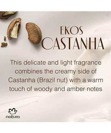 NATURA - Frescor Ekos Castanha - Oriental Aromatic Eau de Toilette - 100% Vegan - 100% Organic Alcohol Base - Cruelty Free - 75ml - Buy Online on GoSupps.com