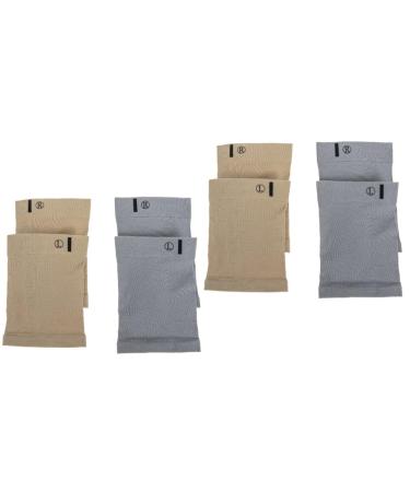 FRCOLOR 4 Pairs Arch Support Arch Support Sleeve Arch Support Socks Plantar Socks Arch Support Insoles for Women Height Increase Insoles Sebs Sole of Foot Support Package