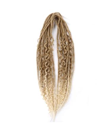 Handmade Honey Blonde to Blonde Boho DE Dreadlock Extensions - 24in, 10 Strands - Buy Online on GoSupps.com