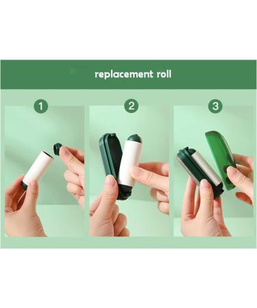 Pet Hair Lint Roller - Portable Travel Lint Remover Brush - 6 Rollers 30 Sheets - Double-Sided Fluff & Fur Removal Tool (Gray - Buy Online on GoSupps.com
