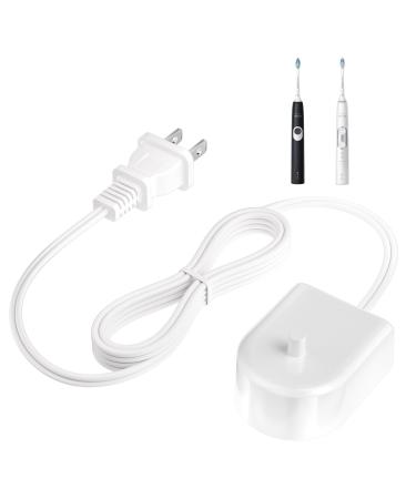 Replacement Charger Base for Philips Sonicare Electric Toothbrush HX6100 Charger for Philips Sonicare 5100 5300 HX3000 HX6000 HX8000 HX9000 Power Cord