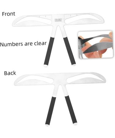 WOFASHPURET Makeup Gadgets Embroidery Eyebrow Ruler Numbers Stickers Digital Ruler Eyebrow Shaping Tool Eyebrow Marks Balance - Buy Online on GoSupps.com