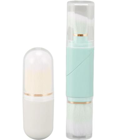 Capsule Makeup Brush Double Ended Powder Brush Travel Size Brush From Multiple Angles with Strong Powder Grabbing Power - Buy Online on GoSupps.com