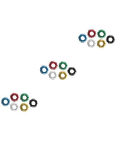 Gleavi 18 Stk ring for children acupressure finger rings Child rings toys children's toys hand-folding toys acupressure ring stressbaking tool scrollrad massage device elementary school