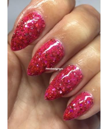 Bluesky Gel Nail Polish Confetti Set Pink Blue Peach Glitter Shimmer Confetti (Requires Curing Under Uv/Led Lamp) 10 ml - Buy Online on GoSupps.com