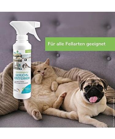 Homedica Odor Remover Spray 3x250ml - Vegan Microbiological Enzyme Cleaner for Textiles Upholstery & Animal Skins - Made in Germany | Eliminate Unpleasant Odors - Buy Online on GoSupps.com
