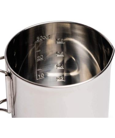 Solo Stove Solo Pot 900 - Lightweight Stainless Steel Backpacking Pot | Fast Water Boiling | Volume Markings & Pour Spout - Buy Online on GoSupps.com