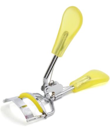 Yellow Transparent Handle Pro Eye Curling Eyelash Curler Clip Beauty Makeup Tool Eyelash Curler Multiple Colors - Buy Online on GoSupps.com