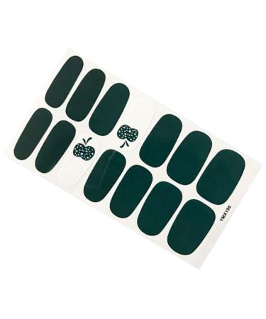 dijiusidy Nail Art Stickers Self-Adhesive Fingernail Decal with Strap Glue DIY Art Decor Full Cover Manicure Kits for Women Girls YMX190