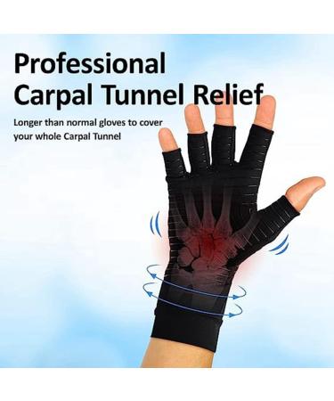 Tovmekdjn 2Piece Compression Gloves Pressure Gloves for Arthritis for Women & Men Relieve Carpal Tunnels Rheumatoid S - Buy Online on GoSupps.com