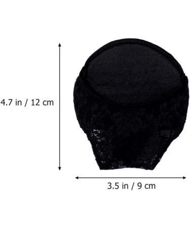 Healifty High Heel Pads - 2 Pairs Toe & Women's Shoe Inserts - Black 12*9cm - Buy Online on GoSupps.com