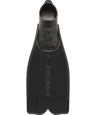 Cressi Adult Snorkeling Full Foot Fins - Rondinella | Good Thrust, Lightweight Design | Made in Italy | EU 41/42 | US Men 8/9 | US Women 9/10 | Black - Buy Online on GoSupps.com