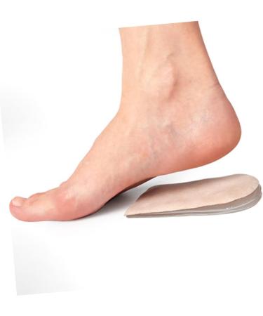 minkissy 1 Set Half Size Heel Pad Supple Heel Insoles Sports Heel Pads Invisible Height Pads Half Lift Cushions Shoes Height Increase Pads Shoes Height Increase Cushions Sports Heel Insoles - Buy Online on GoSupps.com