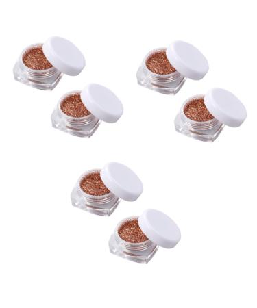 FOMIYES 6 Pcs Glitter Eye Shadow Kit De Manicura Loose Eyeshadow Glitter Set Glitter Powder Flash 1 count (Pack of 1) Goldenx3pcs